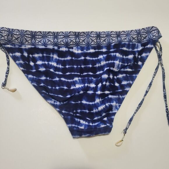Bleu Rod Beattie bikini bottom size 12 navy blue and white - Picture 3 of 5